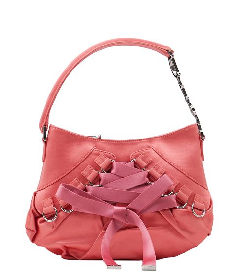 satin ballet bag dior|Christian Dior Satin Ballet Bag .